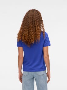 Vero Moda VMPAULINA T-Shirt -Dazzling Blue - 10316991