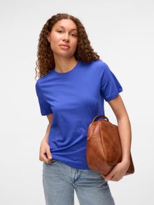 Vero Moda VMPAULINA T-Shirt -Dazzling Blue - 10316991