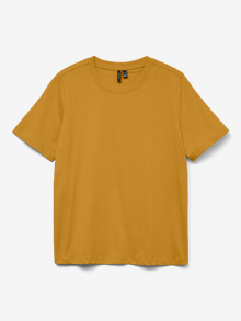 Vero Moda VMPAULINA T-shirt -Harvest Gold - 10316991