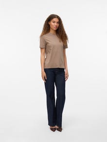 Vero Moda VMPAULINA T-shirt -Fossil - 10316991