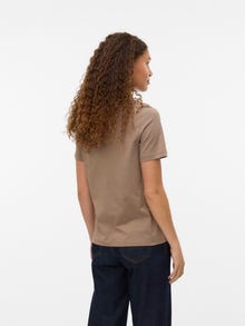 Vero Moda VMPAULINA T-shirt -Fossil - 10316991
