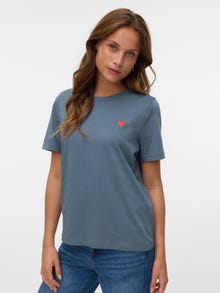 Vero Moda VMPAULINA T-Shirt -Stormy Weather - 10316991