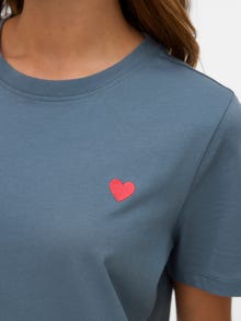 Vero Moda VMPAULINA T-Shirt -Stormy Weather - 10316991