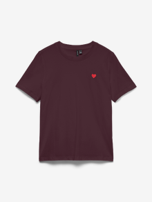 Vero Moda VMPAULINA Marškinėliai -Winetasting - 10316991