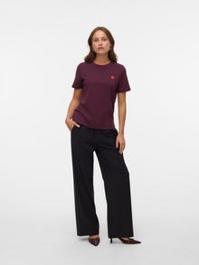 Vero Moda VMPAULINA Marškinėliai -Winetasting - 10316991