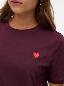 Vero Moda VMPAULINA Marškinėliai -Winetasting - 10316991
