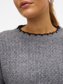 Vero Moda VMESTHER Pullover -Medium Grey Melange - 10317006