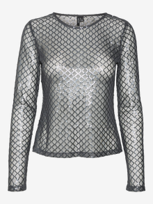 Vero Moda VMSAFINA Tops -Asphalt - 10317016