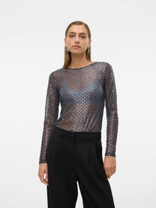 Vero Moda VMSAFINA Top -Asphalt - 10317016