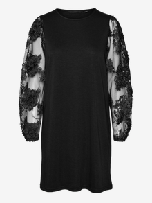 Vero Moda VMEMMALY Kort klänning -Black - 10317019