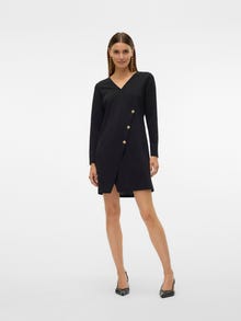 Vero Moda VMENGE Short dress -Black - 10317020