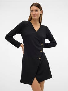 Vero Moda VMENGE Short dress -Black - 10317020