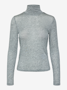 Vero Moda VMISADORA Pullover -Medium Grey Melange - 10317026