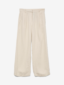 Vero Moda VMLINN High waist Trousers -Oatmeal - 10317050