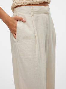 Vero Moda VMLINN High waist Trousers -Oatmeal - 10317050