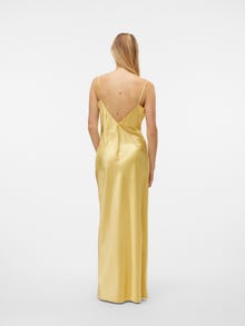 Vero Moda SNANDIE Lång klänning -Pale Banana - 10317079