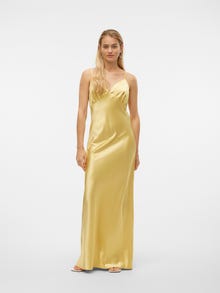 Vero Moda SNANDIE Lång klänning -Pale Banana - 10317079