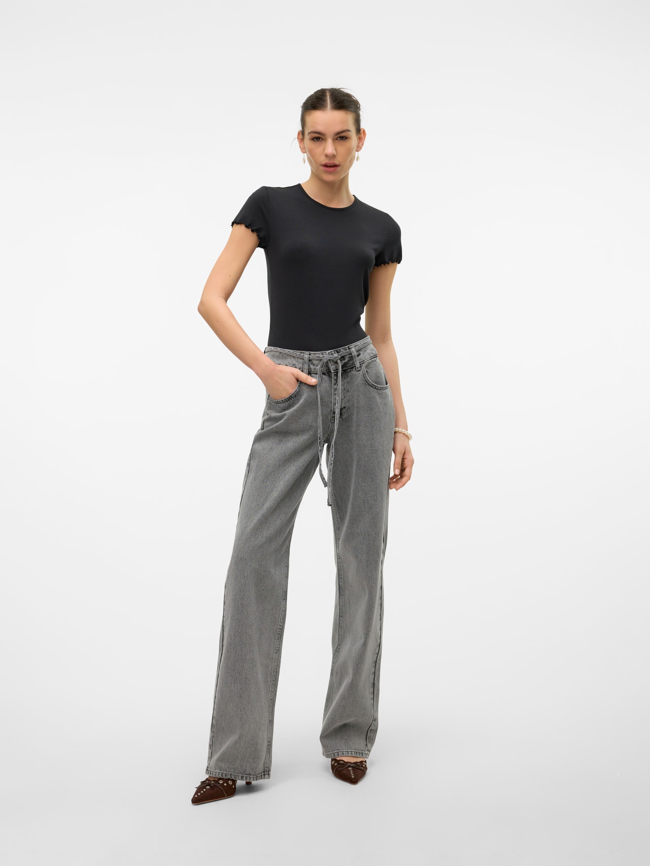 Vero Moda SOMETHINGNEW Jeans -Light Grey Denim - 10317086