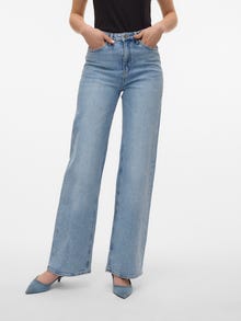 Vero Moda VMTESSA Weit geschnitten Jeans -Light Blue Denim - 10317101