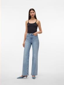 Vero Moda VMTESSA Taille haute Wide Fit Jeans -Light Blue Denim - 10317101