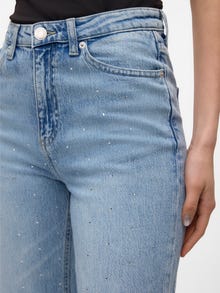 Vero Moda VMTESSA Taille haute Wide Fit Jeans -Light Blue Denim - 10317101