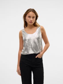 Vero Moda VMKAJE Top -Silver - 10317116