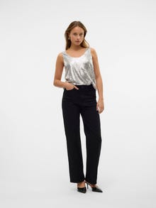Vero Moda VMKAJE Top -Silver - 10317116