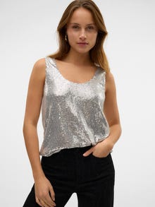 Vero Moda VMKAJE Top -Silver - 10317116