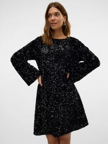 Vero Moda VMETTA Krátké šaty -Black - 10317153