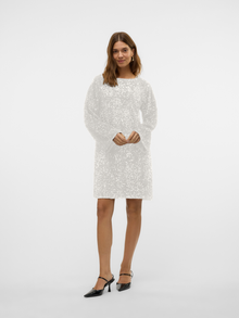 Vero Moda VMETTA Kurzes Kleid -Snow White - 10317153
