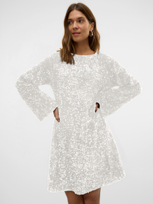 Vero Moda VMETTA Kurzes Kleid -Snow White - 10317153
