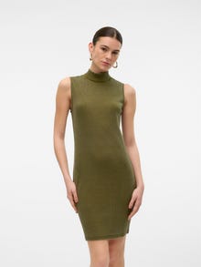 Vero Moda VMJANE Kort klänning -Dark Olive - 10317157