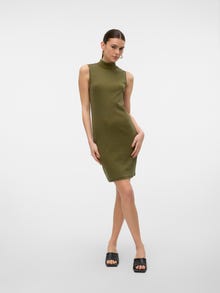 Vero Moda VMJANE Kort klänning -Dark Olive - 10317157