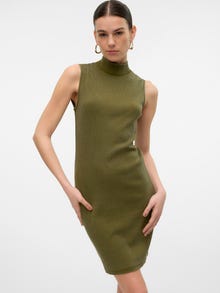 Vero Moda VMJANE Kort klänning -Dark Olive - 10317157