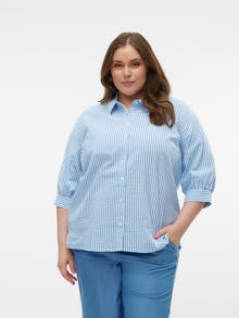 Vero Moda VMMOLLY Shirt -Vista Blue - 10317158