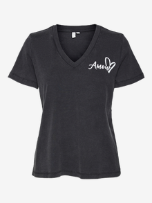 Vero Moda VMOTHILDE T-Shirt -Black - 10317201