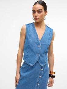 Vero Moda VMABBY Anzugweste -Medium Blue Denim - 10317292