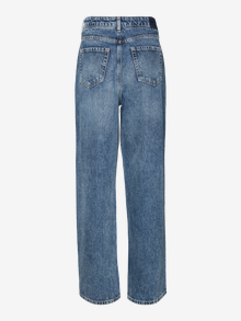 Vero Moda VMBROOK Mid Rise Gerade geschnitten Jeans -Medium Blue Denim - 10317305