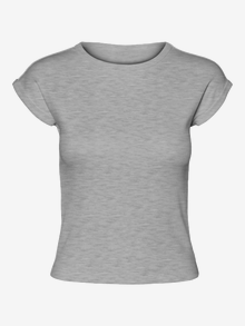 Vero Moda VMFRIDA Top -Light Grey Melange - 10317315