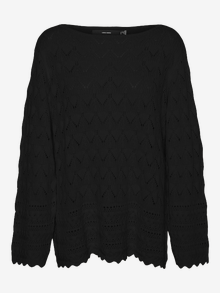 Vero Moda VMCLUA Sweter -Black - 10317344