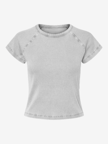 Vero Moda VMJANE Top -Light Grey Melange - 10317426