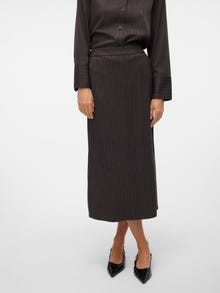 Vero Moda VMDANIA Long Skirt -Dark Grey Melange - 10317492