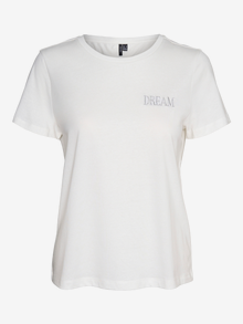 Vero Moda VMCIMIE T-Shirt -Snow White - 10317498