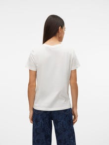 Vero Moda VMCIMIE T-Shirt -Snow White - 10317498
