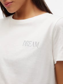 Vero Moda VMCIMIE T-Shirt -Snow White - 10317498