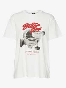 Vero Moda VMEBRU T-Shirt -Snow White - 10317527