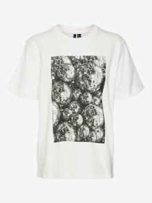 Vero Moda VMEBRU T-Shirt -Snow White - 10317527