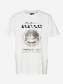 Vero Moda VMEBRU T-Shirt -Snow White - 10317527