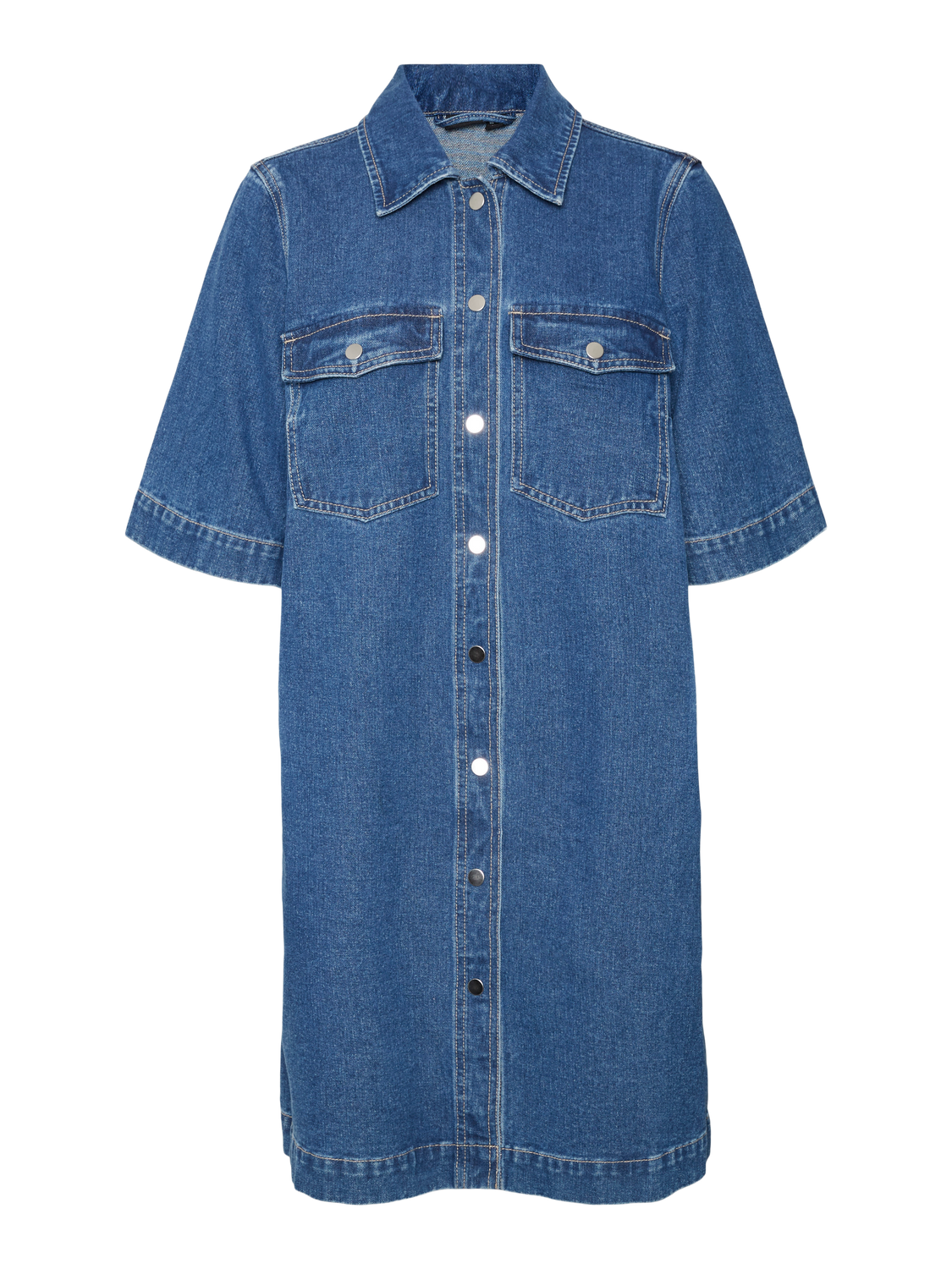 Vero Moda VMFENJA Short dress -Dark Blue Denim - 10317552