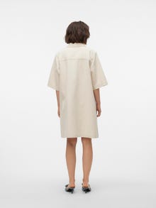 Vero Moda VMFENJA Lyhyt mekko -Ecru - 10317552